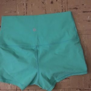 Lululemon Teal Biker Shorts